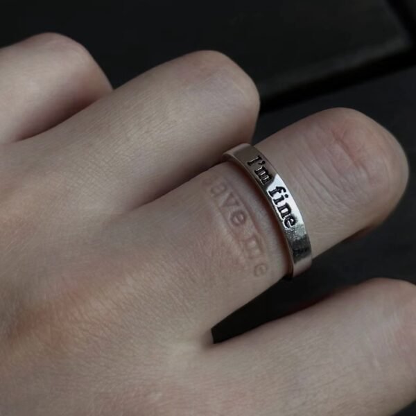 I'm fine Ring, Save me, Open ring